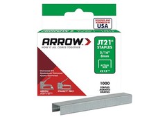 Arrow JT21 T27 Staples 8mm ( 5/16in) (Box 5000) ARRJT21516 0.0032 per staple