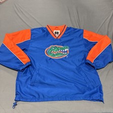 Vintage Florida Gators NCAA Pullover Windbreaker Jacket Men's Large Embroidered