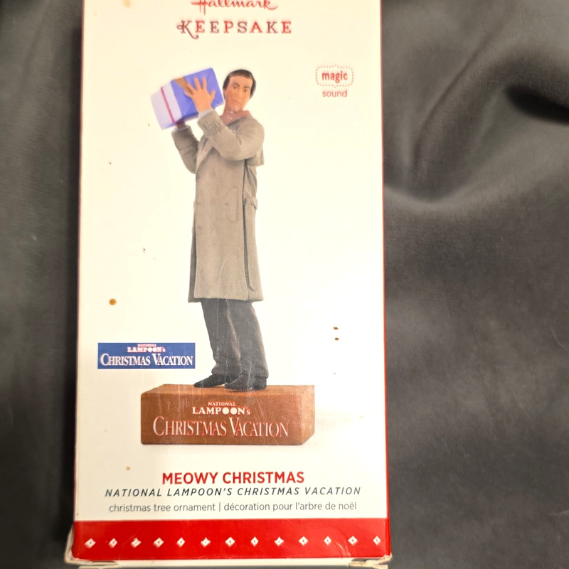 Hallmark Keepsake Meowy Christmas National Lampoon's Sound Ornament 2015