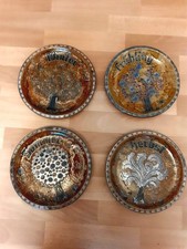 Rembserhof Keramik Wandteller 24cm 4er Set,wie neue.