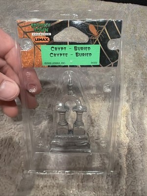 Lemax Spooky Town Collection Crypt-Buried #54322, 2005 Retired Small Figurine