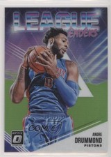 2018 Donruss Optic League Leaders Lime Green Prizm 78/149 Andre Drummond #2 qy5