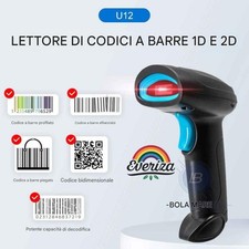 1D 2D Lettore USB Codici a Barre / QRcode | Pistola Barcode Scanner QR code
