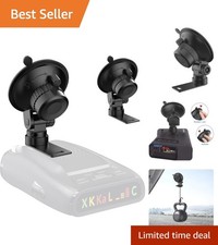 Versatile Car Dashboard Suction Cup Holder for Uniden R1-R7 Radar Detectors