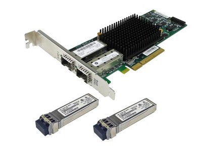 HP Network Card NC552SFP 614506-001 455885-001 FC 2x SFP+ 10Gb PCIe FP