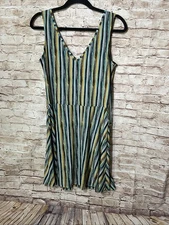 Viereck Teal & Mustard dress size small