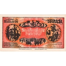 [#293516] Germany, Bielefeld, 1 Milliarde Mark, 1923-02-01, UNC
