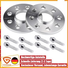 Spurverbreiterungen Passend für VW Golf 2x 10mm 4x100 mit Radschrauben Alu