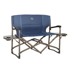 Double Camping Chair Foldable Loveseat Directors Chairs, Oversized Double Fol...