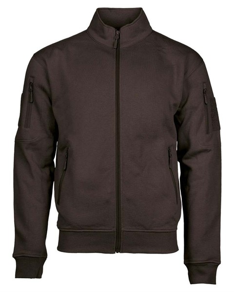 Tactical Sweatjacke Schwarz, Langarmshirt, Outddor, Military -NEU--image