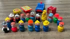Vintage FISHER PRICE  LiTTLE PEOPLE  Lot Of 22 AS IS READ!