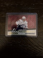 2024 Credentials Debut Ticket Access Horizontal Red 99/99 Conor Geekie #114 