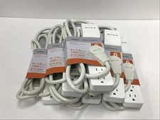 LOT OF 6 Belkin Surge Protector 6 Outlet 6' Cord Rotating Plug BE106000-06R6PK