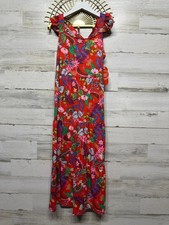 Size 10/12 Large Wonder Nation Floral Tiered Ruffle Maxi Dress - New With Tags