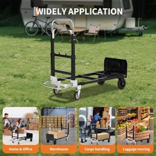 Heavy Duty Metal Hand Truck Stair Climber Cart Folding Dolly Convertible Cart