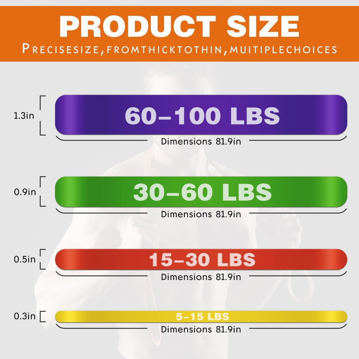 Resistance Bands,Pull up Bands,Stretching Assist Bands Set for Men & Womenportab