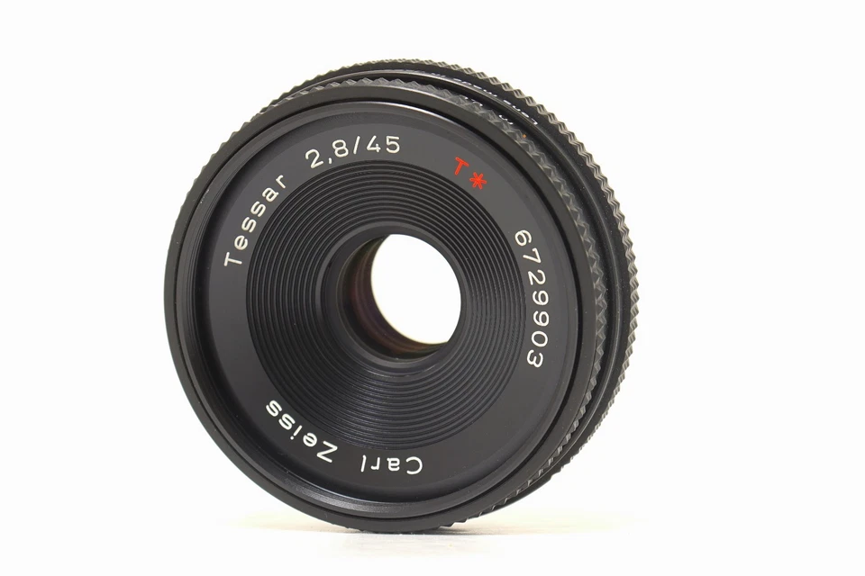 [Near MINT]  Contax Carl Zeiss Tessar T* 45mm f/2.8 AEJ CY Mount Lens From JAPAN - Image 2 of 4