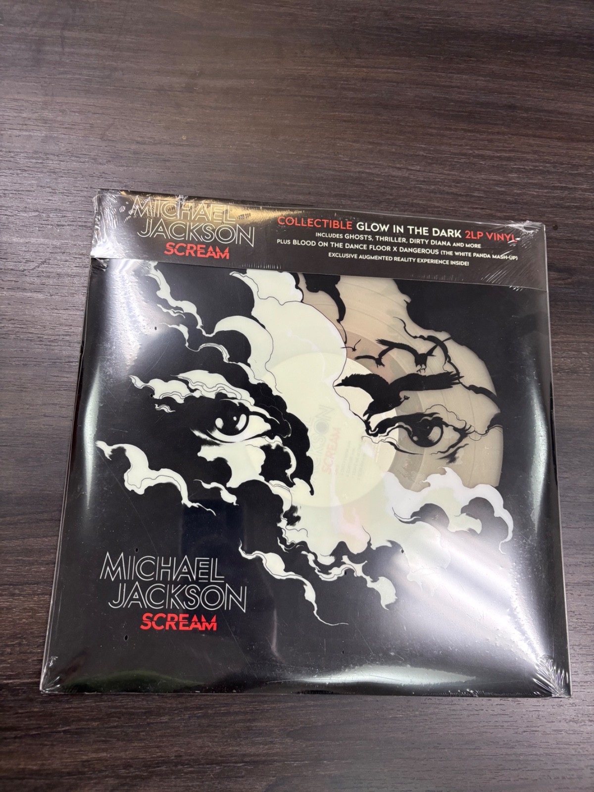 MICHAEL JACKSON Scream LP Glow In The Dark 180 Gram Splatter Vinyl SEALED