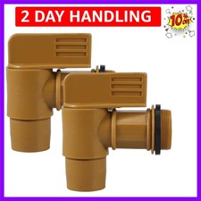 Drum Faucet Polyethylene Tap 2" Barrel Faucet Replacement Spigot for 15, 30 ...