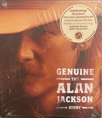 Genuine The Alan Jackson Story (3-Disc CD Box Set w/ Poster) Brand New
