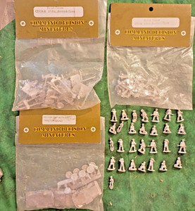 15mm Old Glory British WW 6 and 17 pounder anti tank w gunners and tractors