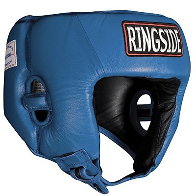 Ringside Competition Headgear Medium Blue Safety Boxing MMA Muay Thai Gear