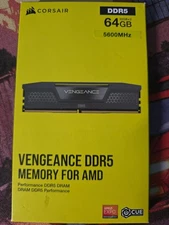 CORSAIR VENGEANCE DDR5 RAM 64GB (2x32GB) 5600MHz - Black