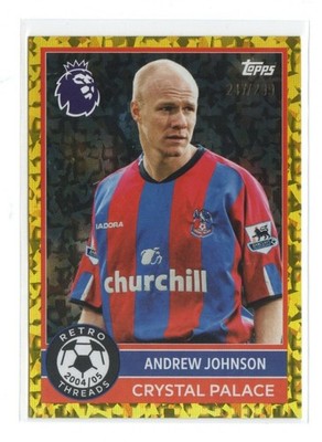 Topps Premier League 2025-26 GOLD FOIL Parallel 388 Andrew Johnson #247/299