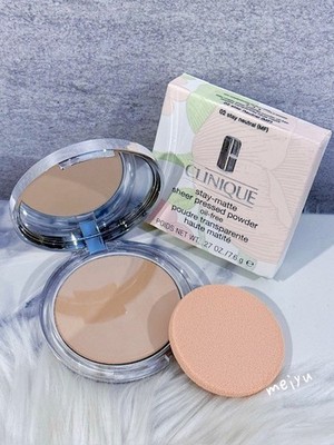 Clinique Stay-Matte Sheer Pressed Powder Oil Free, 0.27/7.6g  Pick Your Shade 