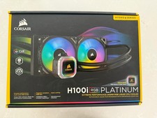 CORSAIR Hydro Series H100i RGB Platinum 240mm Liquid CPU Cooler With Bonus Fan