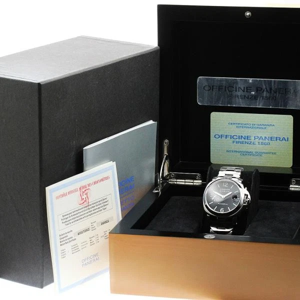 Panerai — Officine Panerai Luminor Marina PAM00050 40mm Black Dial Automatic Watch #C3657