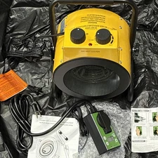 Greenhouse Heater 1500W Fast Heating with Overheat Protection Waterproof Thermos