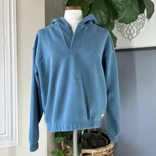 Vuori Restore Notch Hoodie Sz M Light Tidal Teal VW2042 Pullover EUC