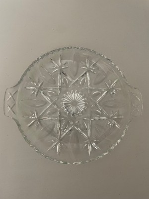 Anchor Hocking Relish Dish Cross And Olive Collections  Made In USA