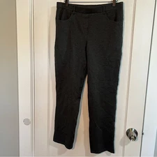 Quince Pants Size Large Ultra Stretch Ponte Straight Leg 4 Pocket 