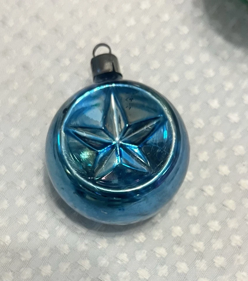 Lote 46 Vintage Brite Brilhante EUA de A e EUA Enfeites de Natal MCM Sinos, Mica, Ombré, UFO - Imagem 3 de 4