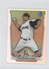 2014 Bowman Scout Top 5 Prospects Mini Chrome Refractors Trevor Williams 1u1