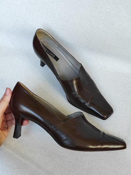 Women Peter Kaiser Heels Brown Leather 38