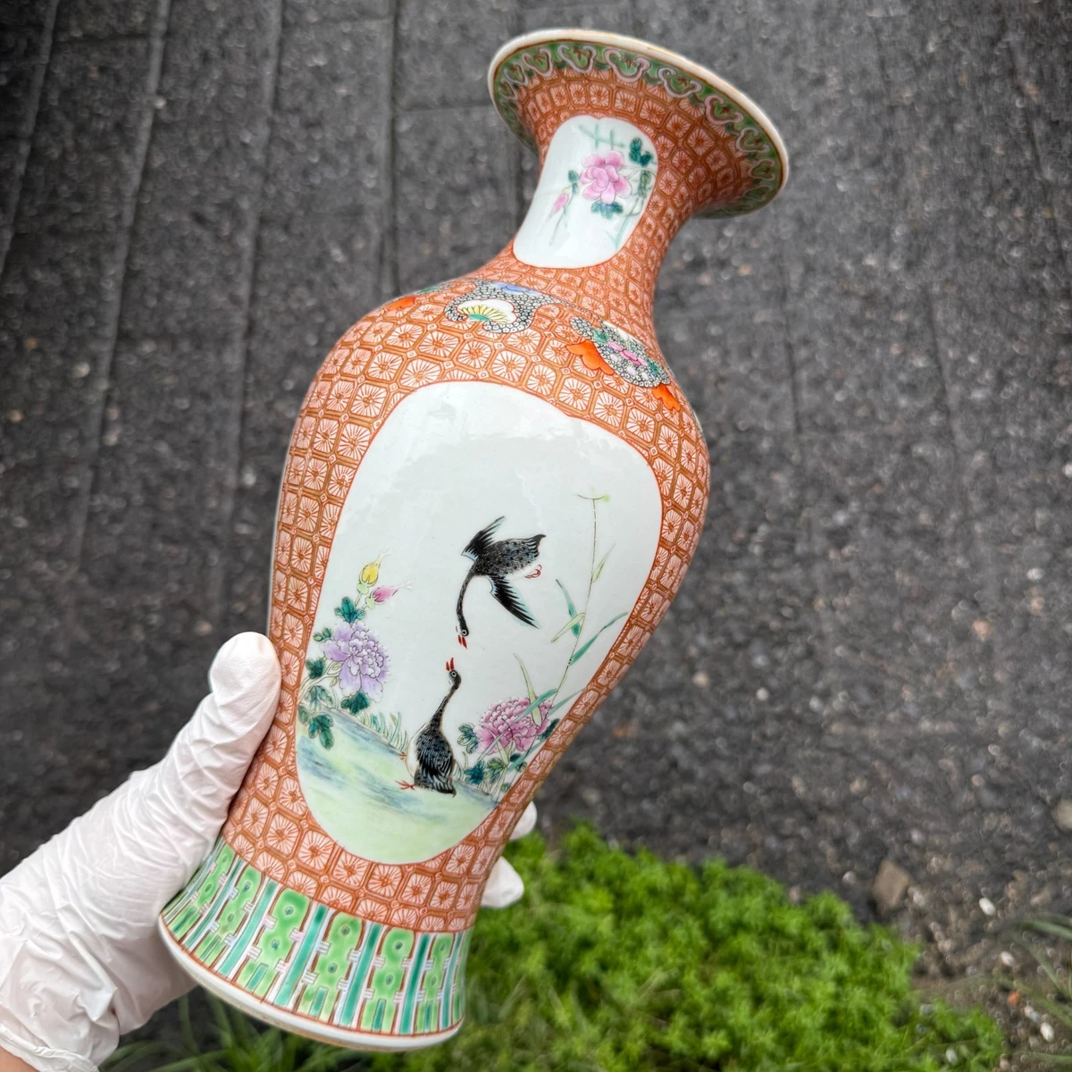 陶瓷多色1900-1940 中国古董花瓶| eBay