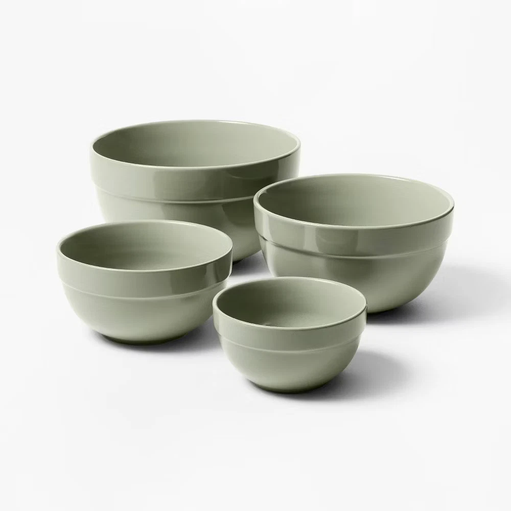 4pc Stoneware Mixing Bowl Set Sage Green - Figmint
Opens in a new window or tab