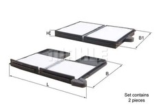 Filtre d'habitacle Toyota CARINA