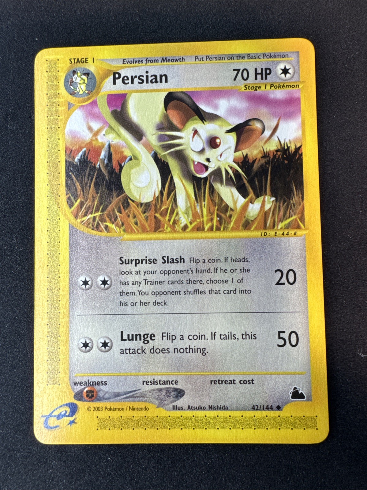 Persian 42/144 Skyridge Regular Pokemon S575
