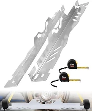 Wheel Alignment Tool Kit 2Pcs, Heavy Duty Toe Alignment Tool Plates with Tape Me