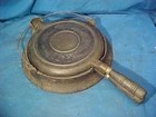 Vintage WAGNER 1892 Patent CAST IRON WAFFLE MAKER No 8