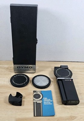 Vintage Dymo Slimline 1470 Tapewriter Label Maker