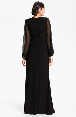 kathy hilton evening dresses A-line Scoop Spaghetti Straps Long Prom Dresses MP708 main image 1
