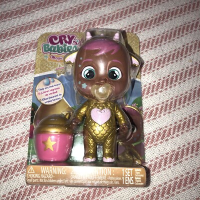 Cry Babies Magic Tears Doll NIP  Halle  Golden Edition