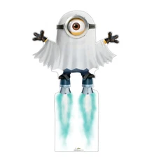 MINIONS - HALLOWEEN FLYING GHOST - LIFE SIZE STANDUP/CUTOUT - BRAND NEW 3596