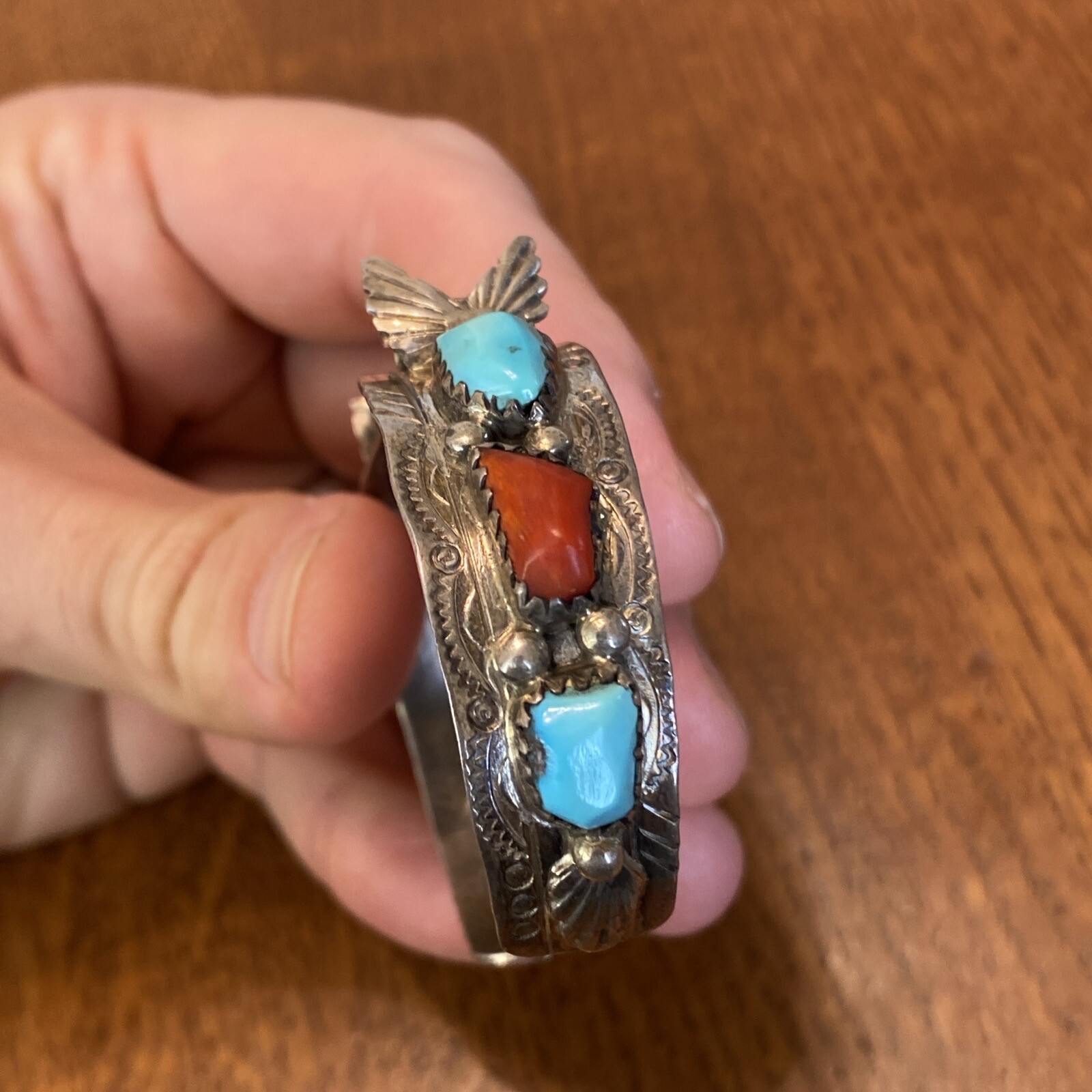 Wayne Josie Panteah Zuni Vintage Watch Cuff Brace… - image 4