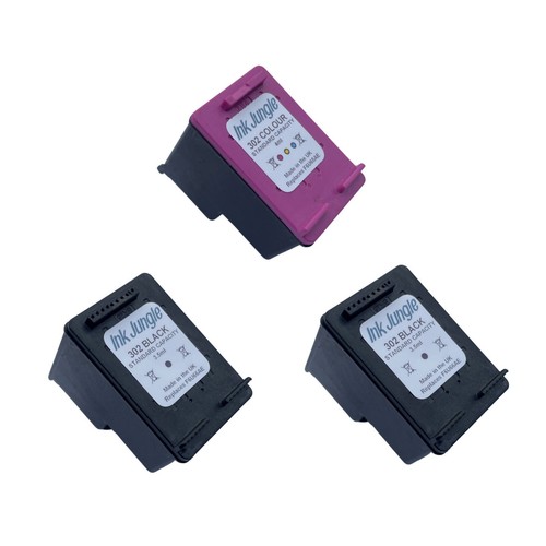 Refilled 302 Black / Colour Ink Cartridges For HP DeskJet 3632 Inkjet Printer - Afbeelding 8 van 9